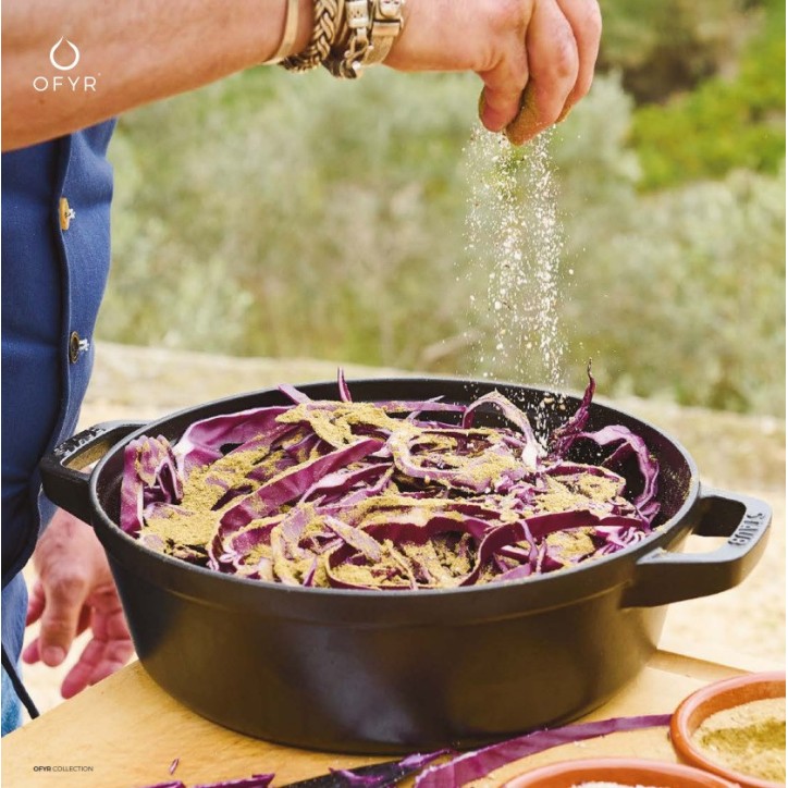 SET DE 2 CASSEROLES ET COUVERCLE EN FONTE OFYR SET DE 2 CASSEROLES ET COUVERCLE EN FONTE OFYR