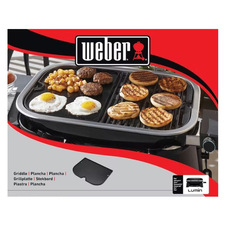 PLANCHA EN FONTE POUR WEBER LUMIN 2000 PLANCHA EN FONTE POUR WEBER LUMIN 2000