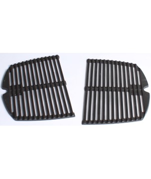 SET DE 2 PARRILLAS DE COCCIÓN DE HIERRO FUNDIDO PARA Q140 y Q1400