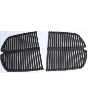 SET DE 2 PARRILLAS DE COCCIÓN DE HIERRO FUNDIDO PARA Q140 y Q1400