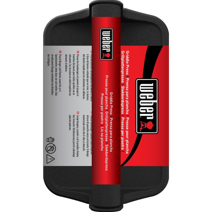 PLANCHA PRENSA HAMBURGUESAS WEBER