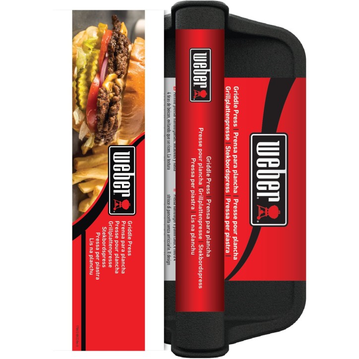 PLANCHA PRENSA HAMBURGUESAS WEBER