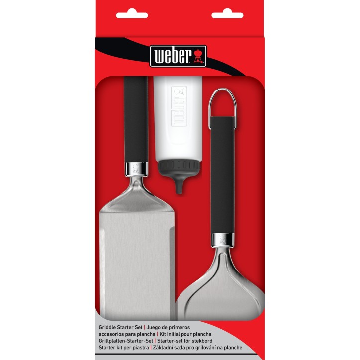 SET DE 3 USTENSILES POUR PLANCHA WEBER SET DE 3 USTENSILES POUR PLANCHA WEBER