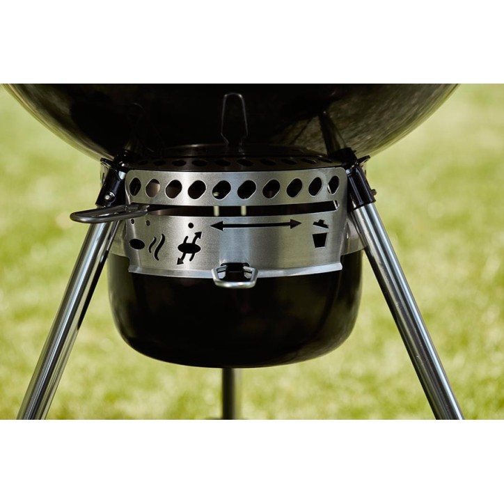 BARBACOA WEBER ORIGINAL KETTLE E-5730 BLACK 57cm + KIT DE CHIMENEA