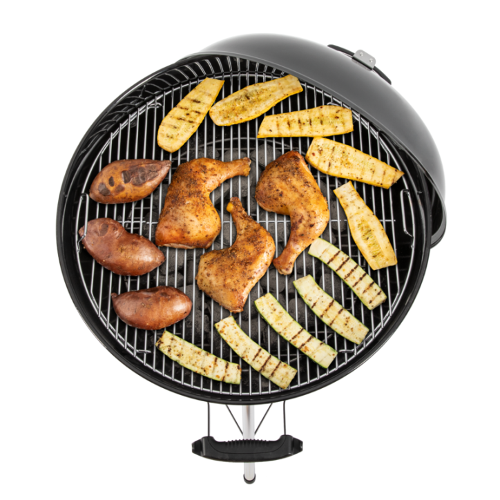 WEBER ORIGINAL KETTLE E-5730 BARBECUE BLACK 57cm + RAPIDFIRE CHIMNEY STARTER KIT WEBER ORIGINAL KETTLE E-5730 BARBECUE BLACK 57cm + RAPIDFIRE CHIMNEY STARTER KIT