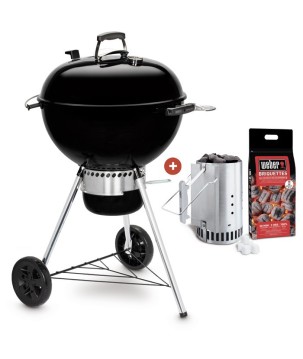 WEBER MASTER-TOUCH GBS E-5750 BLACK BARBECUE + RAPIDFIRE CHIMNEY STARTER KIT
