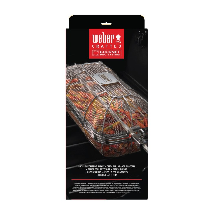 WEBER CRAFTED ROTISSERIE CRISPING BASKET WEBER CRAFTED ROTISSERIE CRISPING BASKET