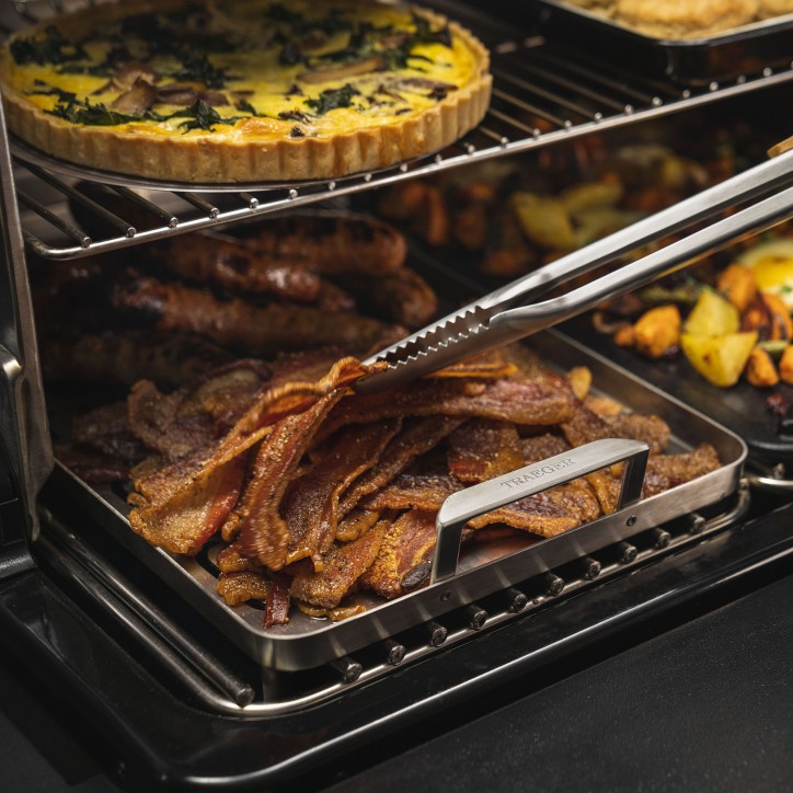 FISH & VEGGIE STAINLESS STEEL MODIFIRE GRILL TRAY TIMBERLINE TRAEGER