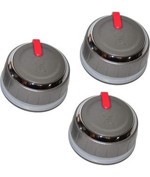 SET DE 3 BOTONES REGULADORES PARA GENESIS II WEBER