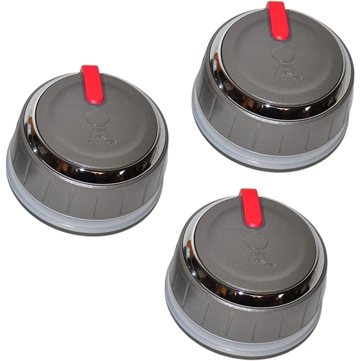 SET DE 3 BOTONES REGULADORES PARA GENESIS II WEBER