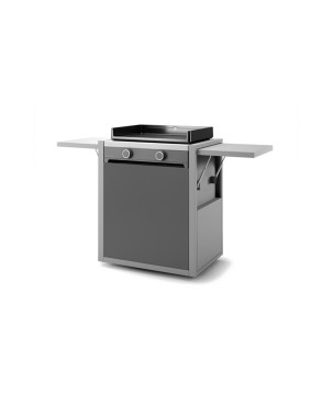 PACK PLANCHA FORGE ADOUR MODERN GAS 60 CHASIS ACERO ESMALTADO + CARRO