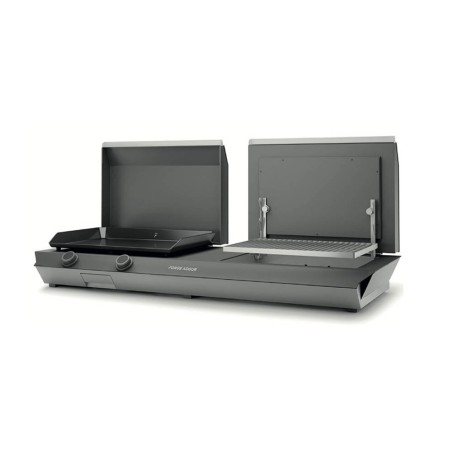 PLANCHA / GRILL FORGE ADOUR COMBI G CHASSIS ACERO NEGRO Y GRIS