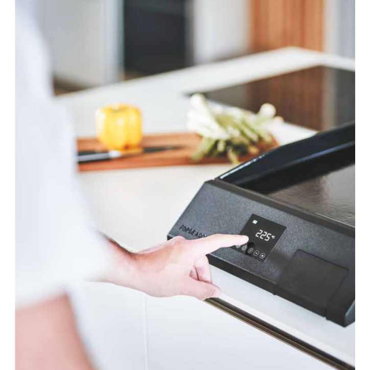 PLANCHA FORGE ADOUR COOKING ELECTRICA CON TAPA Y PANEL DIGITAL PLANCHA FORGE ADOUR COOKING ELECTRICA CON TAPA Y PANEL DIGITAL