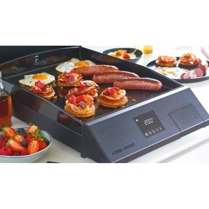 PLANCHA FORGE ADOUR COOKING ELECTRICA CON TAPA Y PANEL DIGITAL PLANCHA FORGE ADOUR COOKING ELECTRICA CON TAPA Y PANEL DIGITAL