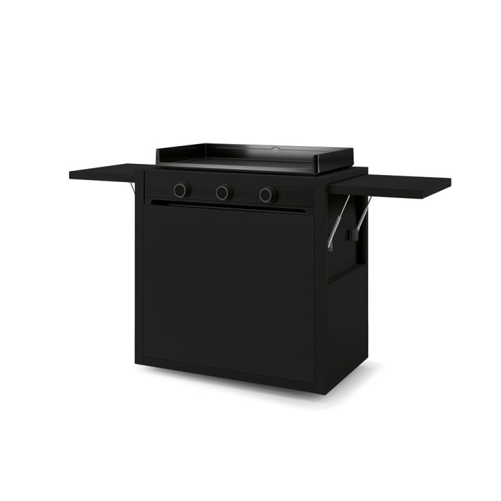 CHARIOT NOIR EN ACIER FERMÉ POUR PLANCHA MODERN 75 FORGE ADOUR CHARIOT NOIR EN ACIER FERMÉ POUR PLANCHA MODERN 75 FORGE ADOUR