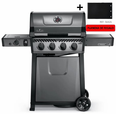 BARBACOA NAPOLEON FREESTYLE 425 CON QUEMADOR LATERAL SIZZLE ZONE + PLANCHA