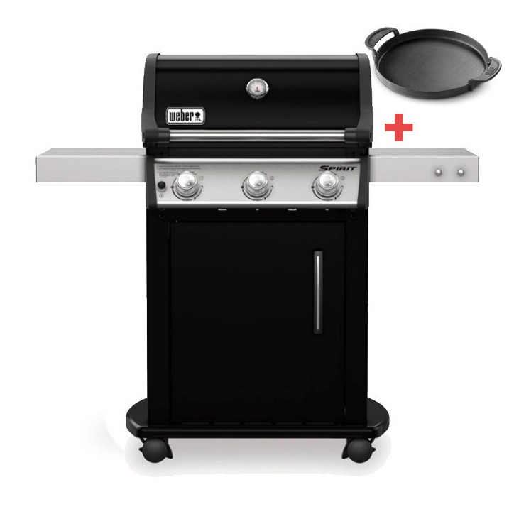 BARBACOA WEBER SPIRIT E-315 GBS BLACK + PLANCHA DE REGALO BARBACOA WEBER SPIRIT E-315 GBS BLACK + PLANCHA DE REGALO