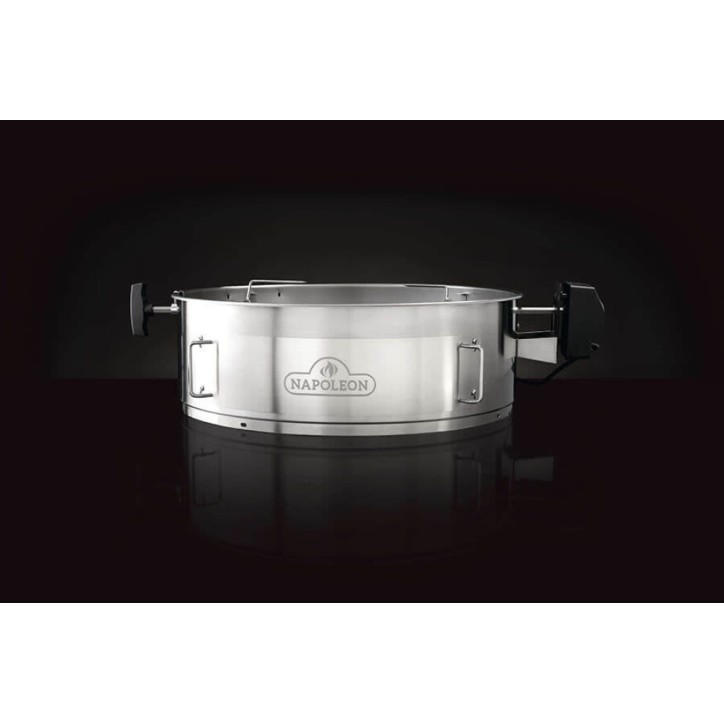 ASADOR GIRATORIO Y HORNO PARA PIZZA PARA BARBACOA DE CARBON DE 57CM NAPOLEON