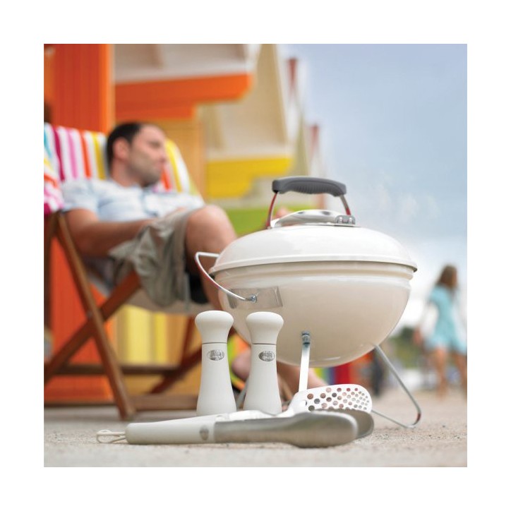 BARBACOA WEBER SMOKEY JOE PREMIUM 37cm (MARFIL) BARBACOA WEBER SMOKEY JOE PREMIUM 37cm (MARFIL)