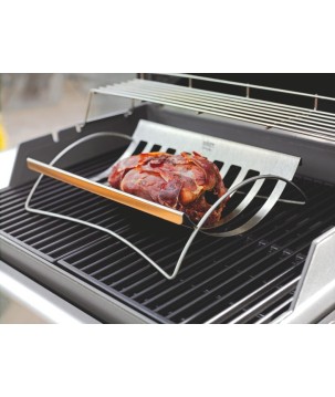 SOPORTE PARA ASADOS DE ACERO INOXIDABLE WEBER STYLE