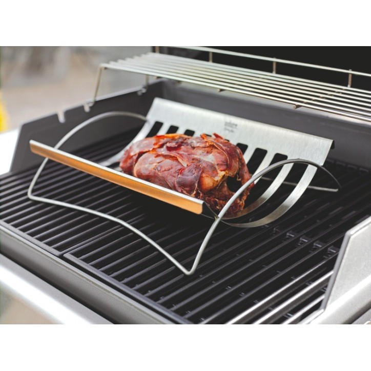 SOPORTE PARA ASADOS DE ACERO INOXIDABLE WEBER STYLE SOPORTE PARA ASADOS DE ACERO INOXIDABLE WEBER STYLE