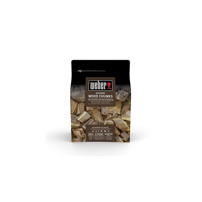 HICKORY WOOD CHUNKS FOR SMOKING