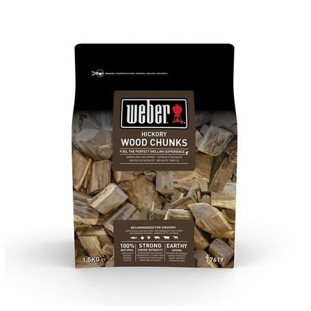 HICKORY WOOD CHUNKS FOR SMOKING