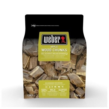 APPLE WOOD CHUNKS FOR SMOKING