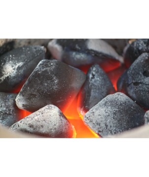 SACO DE 4kg. DE BRIQUETAS CARBÓN PREMIUM