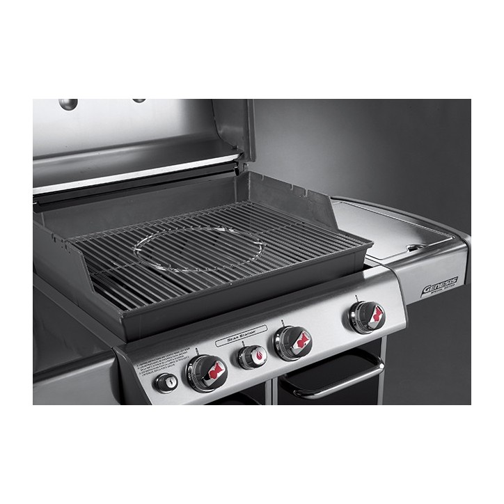 GRILLE DE CUISSON GBS INOX POUR WEBER GENESIS SÈRIE 300 EN ACIER INOXYDABLE