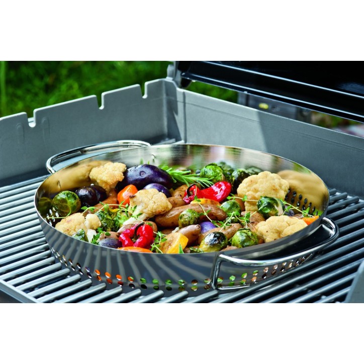 GRILLE DE CUISSON GBS INOX POUR WEBER GENESIS SÈRIE 300 EN ACIER INOXYDABLE