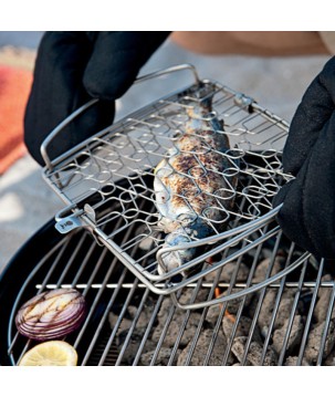 CESTA WEBER PARA PESCADO PEQUEÑA