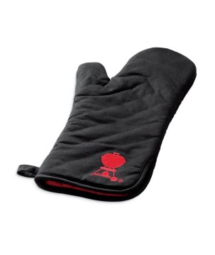 WEBER BLACK DELUXE BARBECUE MITT