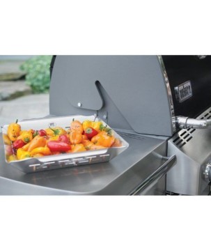 STAINLESS STEEL VEGETABLE BASKET WEBER STYLE