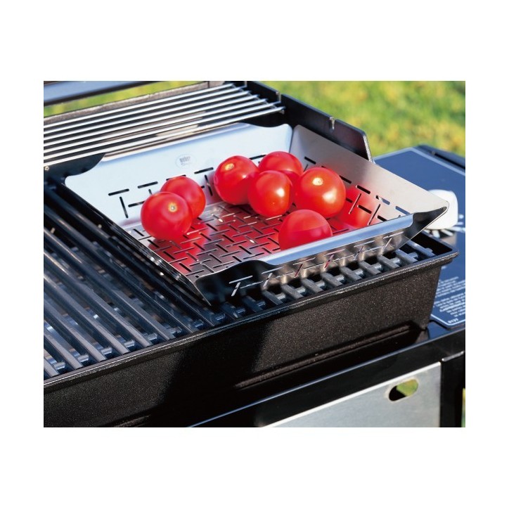 STAINLESS STEEL VEGETABLE BASKET WEBER STYLE STAINLESS STEEL VEGETABLE BASKET WEBER STYLE