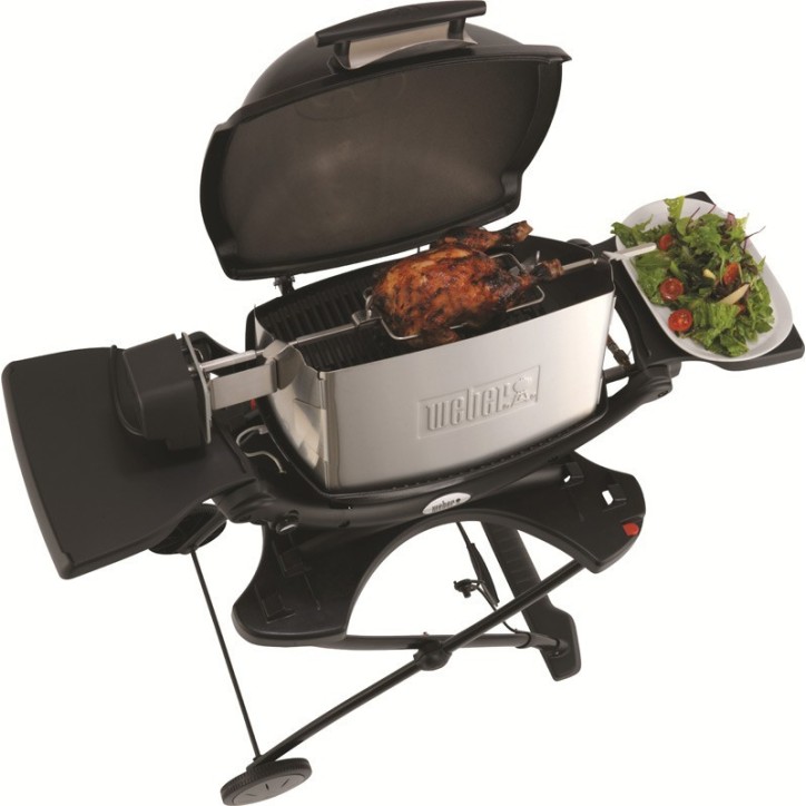 RÔTISSOIRE POUR WEBER Q1000 - Q1200 RÔTISSOIRE POUR WEBER Q1000 - Q1200