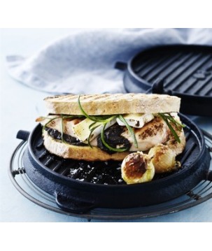 WEBER GOURMET BBQ SYSTEM WAFFLE/SANDWICH IRON