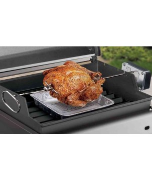 ASADOR GIRATORIO WEBER PARA BARBACOAS GENESIS II DE 2 Y 3 QUEMADORES