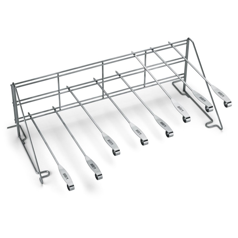 WEBER GRILL RACK AND SKEWER SET ETCS