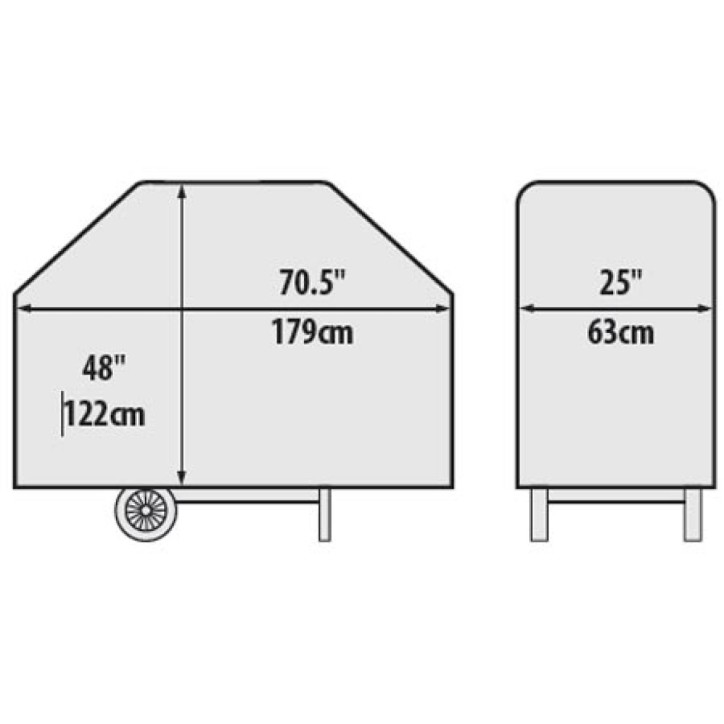 HOUSSE EN PVC DE POLYESTER DE PREMIÈRE QUALITÉ BROIL KING REGAL 590 ET IMPERIAL 500 HOUSSE EN PVC DE POLYESTER DE PREMIÈRE QUALITÉ BROIL KING REGAL 590 ET IMPERIAL 500