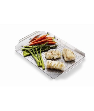 BANDEJA RECTANGULAR DE ACERO INOXIDABLE WEBER