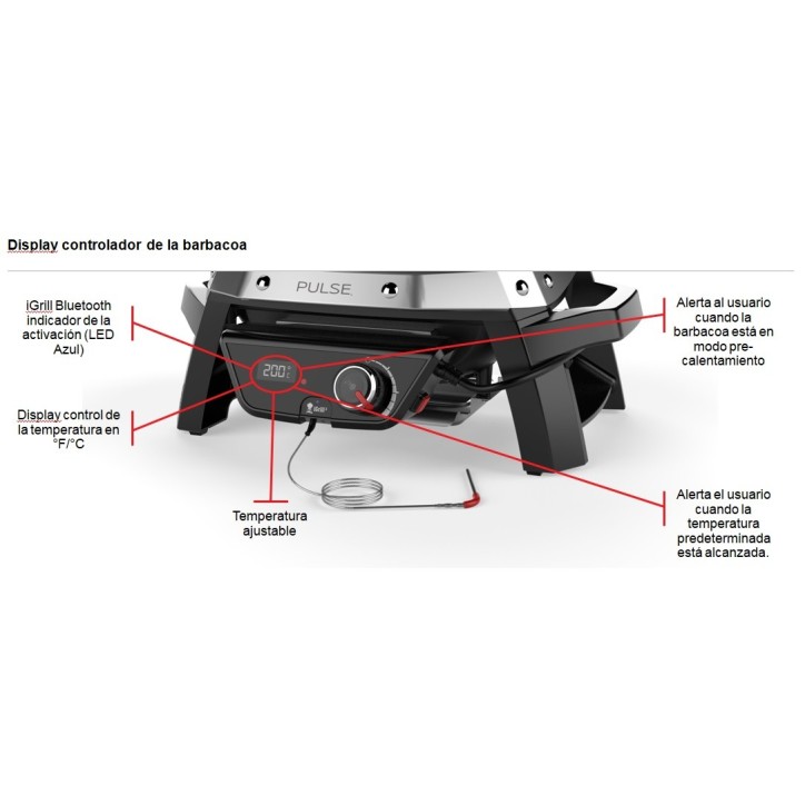 BARBACOA WEBER PULSE 1000 BARBACOA WEBER PULSE 1000