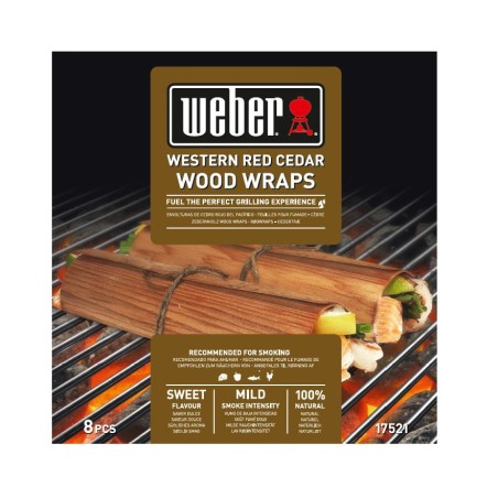 WRAPS DE MADERA DE CEDRO ROJO WEBER