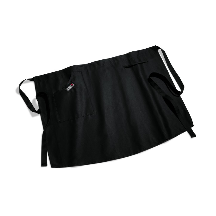 SHORT BLACK WEBER BBQ APRON SHORT BLACK WEBER BBQ APRON