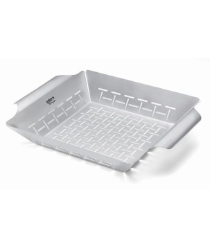 STAINLESS STEEL VEGETABLE BASKET WEBER STYLE