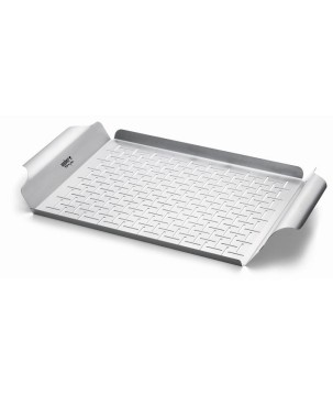 BANDEJA RECTANGULAR DE ACERO INOXIDABLE WEBER