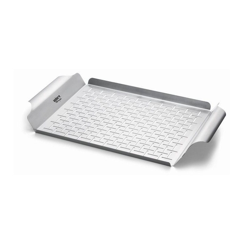 BANDEJA RECTANGULAR DE ACERO INOXIDABLE WEBER