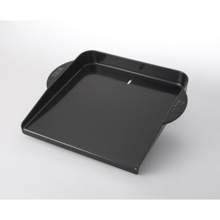 ENAMELLED CAST IRON GRIDDLE FOR GAS BBQ