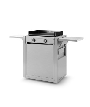 CHARIOT FERMÉ INOX POUR PLANCHA MODERN 60 FORGE ADOUR