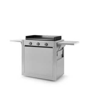 CHARIOT FERMÉ INOX POUR PLANCHA MODERN 75 FORGE ADOUR